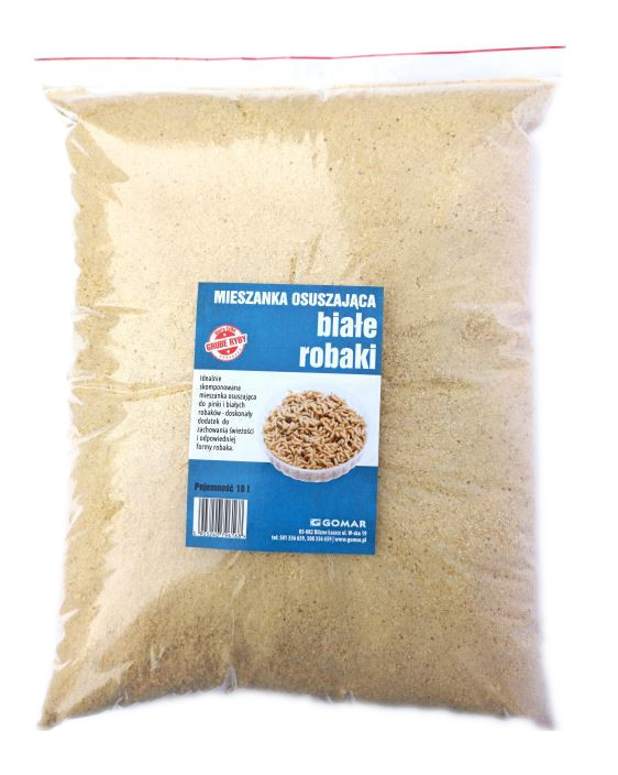 Mieszanka osuszająca białe robaki i pinki - 10 l.