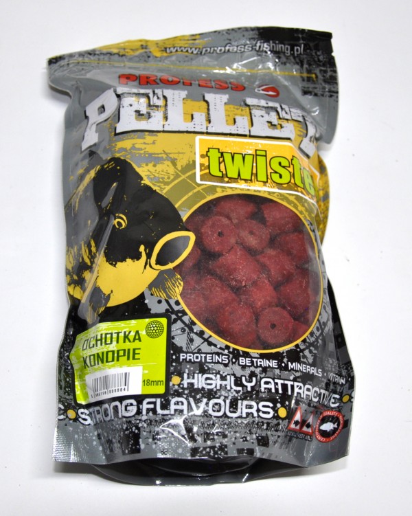 PELLET TWISTER OCHOTKA i KONOPIE 18 mm 700 g