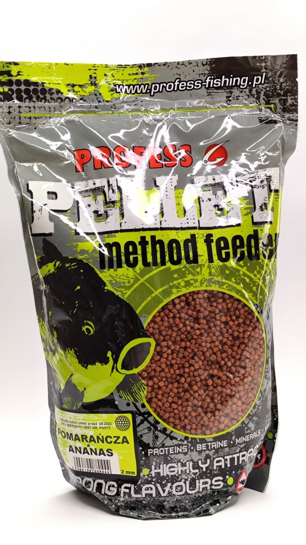 PELLET(Micro) MethFeeder POMARAŃCZ_ANANAS 2mm 700g