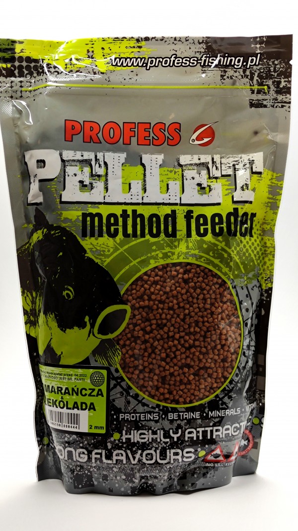 PELLET(Micro) MF POMARAŃCZA CZEKOLADA 2mm 700g