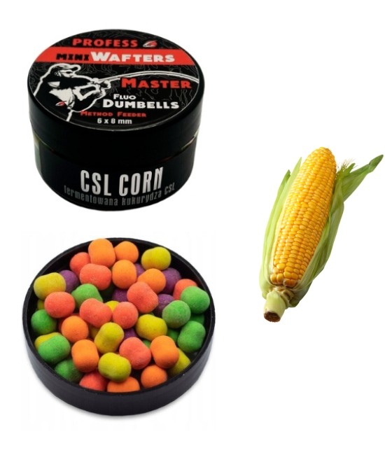 MINI Dumbell Wafters FLUO MASTER  – CSL CORN 6x8ml