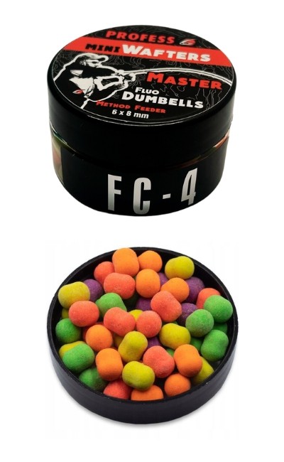 MINI Dumbell Wafters FLUO MASTER – FC- 4   6x8 ml