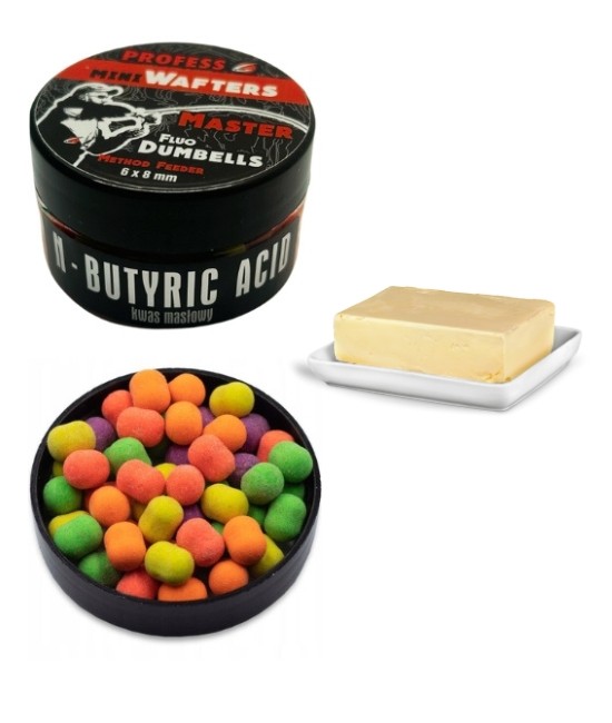 MINI Dumbell Wafters FLUO MASTER– N-BUTYRIC ACI 