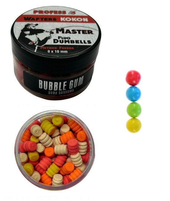 Dumbell Wafters  FLUO MASTER KOKON – BUBBLE GUM  