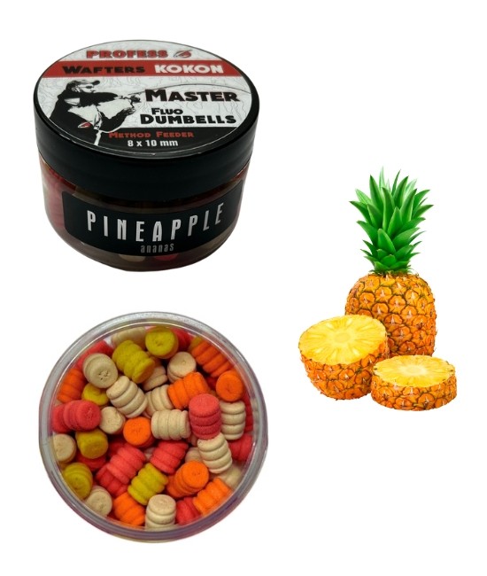 Dumbell Wafters  FLUO MASTER KOKON – PINEAPPLE 