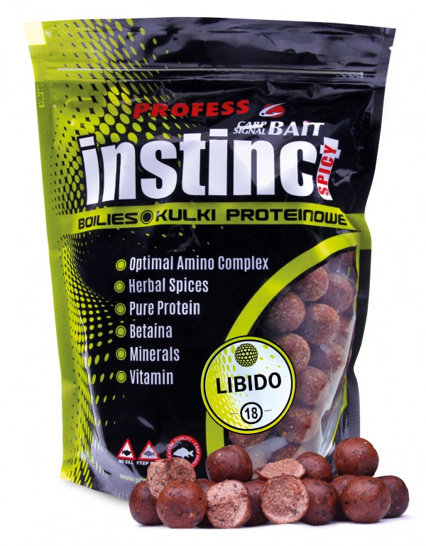 Kuki proteinowe SPICY INSTINCT 18 mm 1 kg LIBIDO