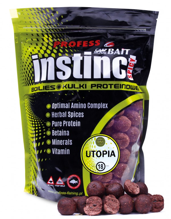 Kuki proteinowe SPICY INSTINCT 18 mm 1 kg UTOPIA