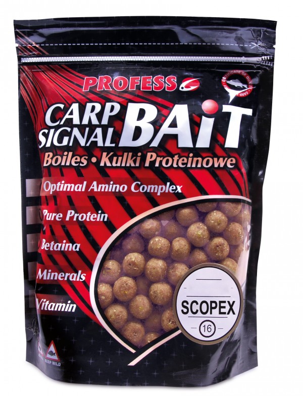 Kul.prot.zan.CARP SIGNAL 16mm 750g SCOPEX