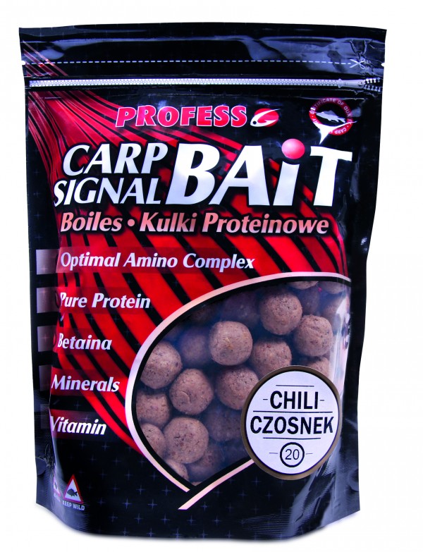 Kul.prot.zan.CARP SIGNAL 20mm 750g CHILI-CZOSNEK