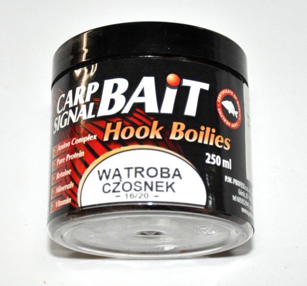 Kulki prot.hacz. NR 16i20mm250ml WĄTROBA-CZOSNEK