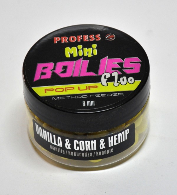 Kulki Met Fe Pop Up Fluo 8mm 60ml VANILL-CORN-HEMP