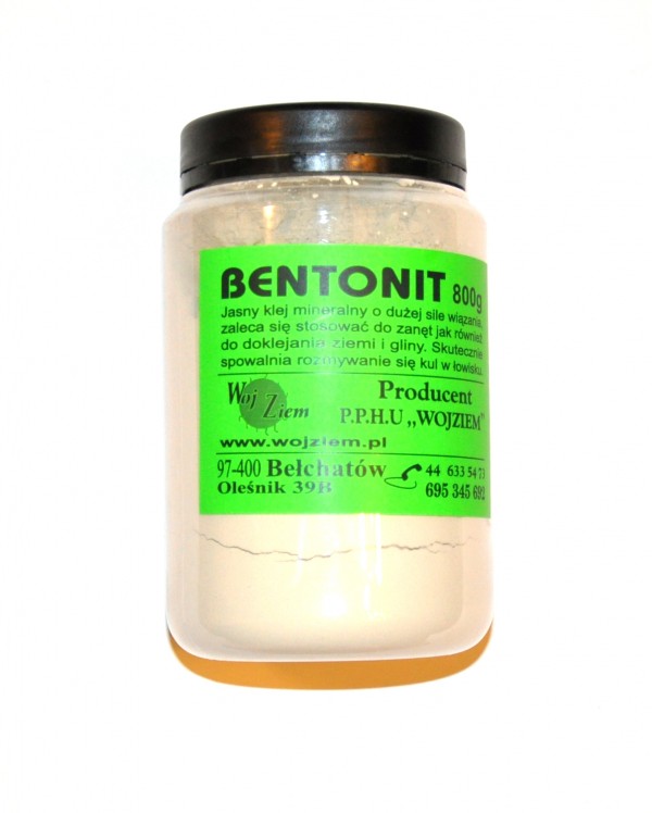 Klej mineralny BENTONIT 800 g