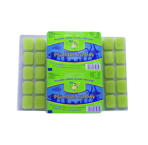 Plankton zielony mrożony - tabliczka 100 g