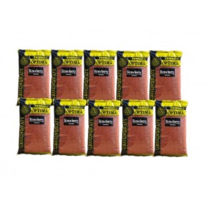 Zanęta OPTIMA - TRUSKAWKA 1 kg x 10 szt