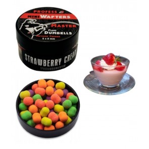 MINI Dumbell Wafters FLUO MASTER– STRAWBERRY CREM